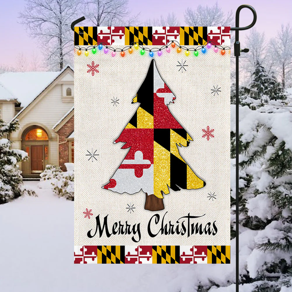 Maryland Christmas Flag Christmas Tree Maryland Christmas Decor