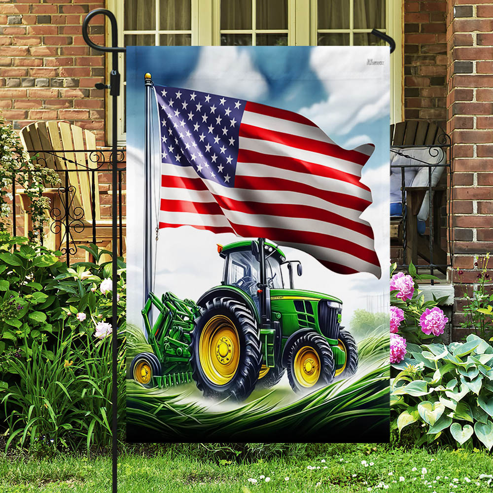 Bimipi American Flag - Farm Agricultural Tractors American Flag, Farm Flag