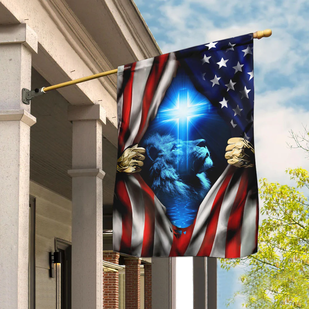 Jesus Christ American Flag