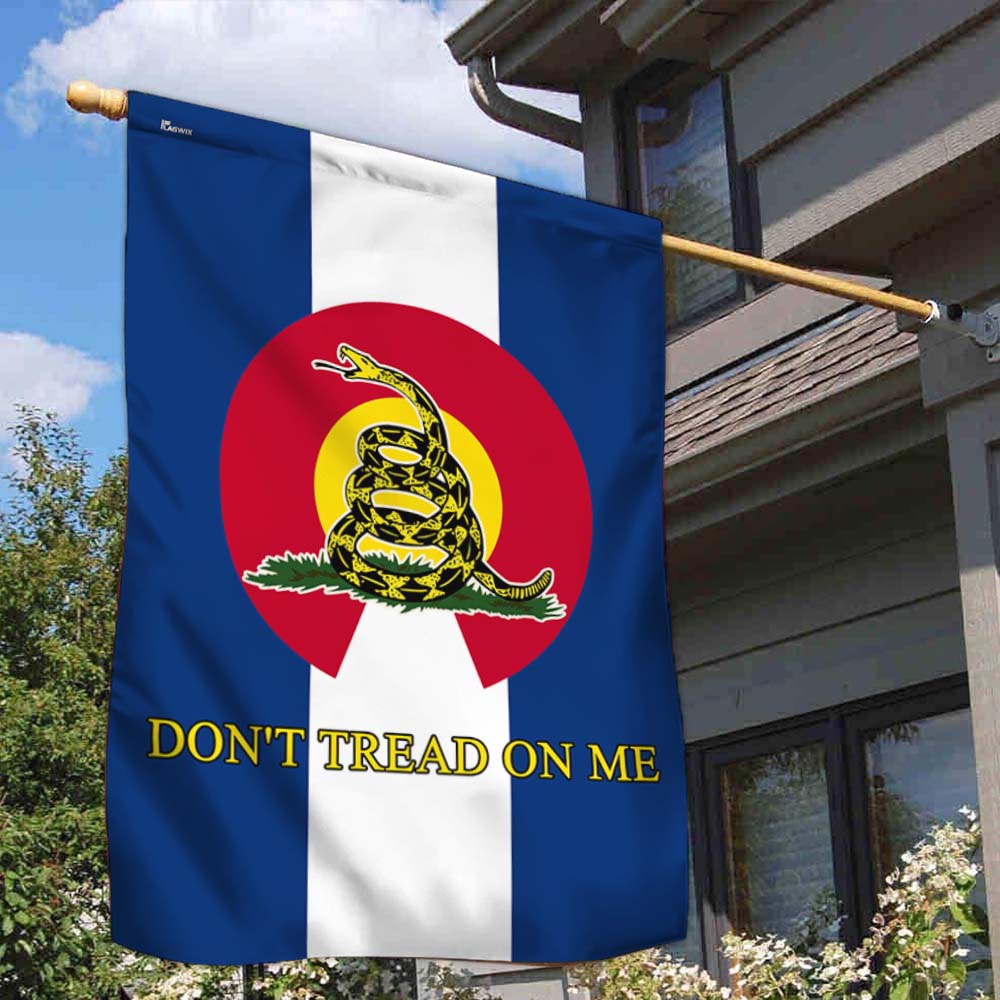 Don't Tread On Me Colorado Gadsden Flag