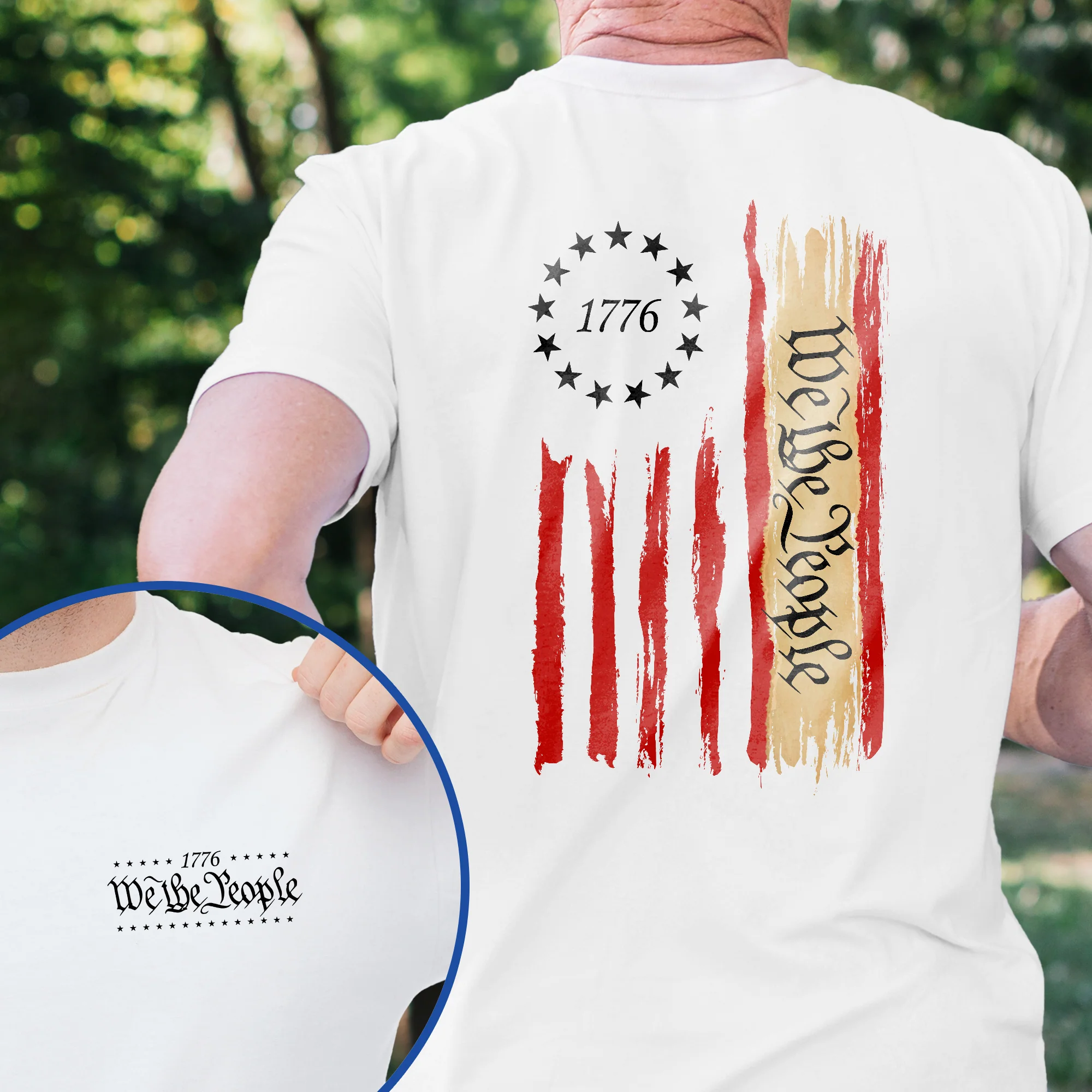 We The People T-Shirt - Patriotic Gift for Proud Americans & Everyday Wear