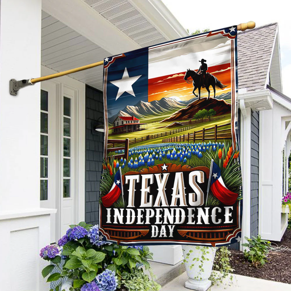 Bimipi  Texas Independence Day Flag