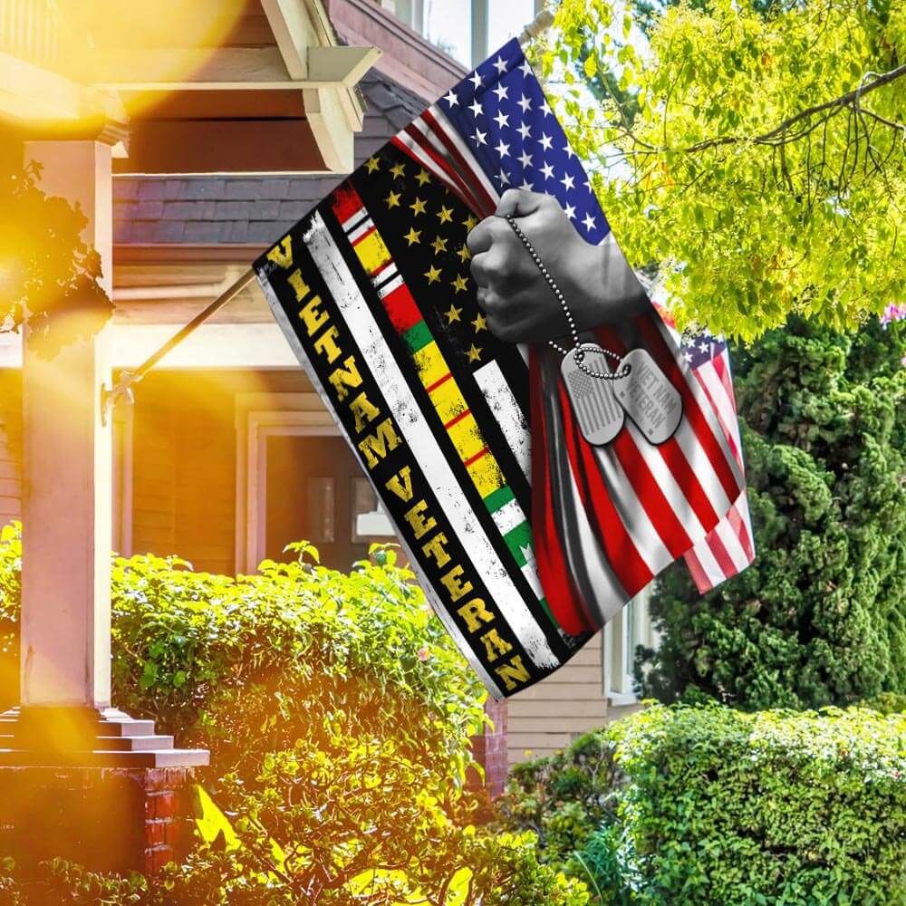 Vietnam Veteran American Flag, Veterans Day Flag