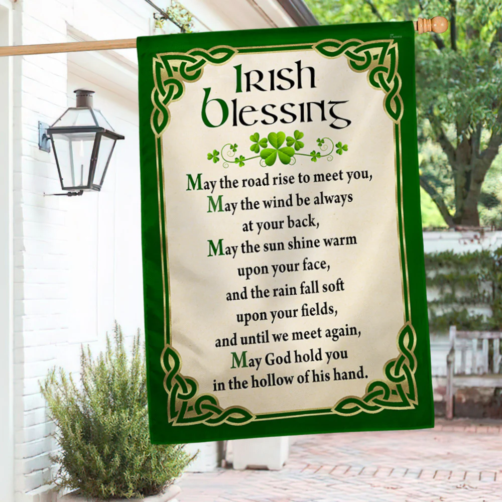 St Patrick's Flag Irish Blessing QuoteTQN833F