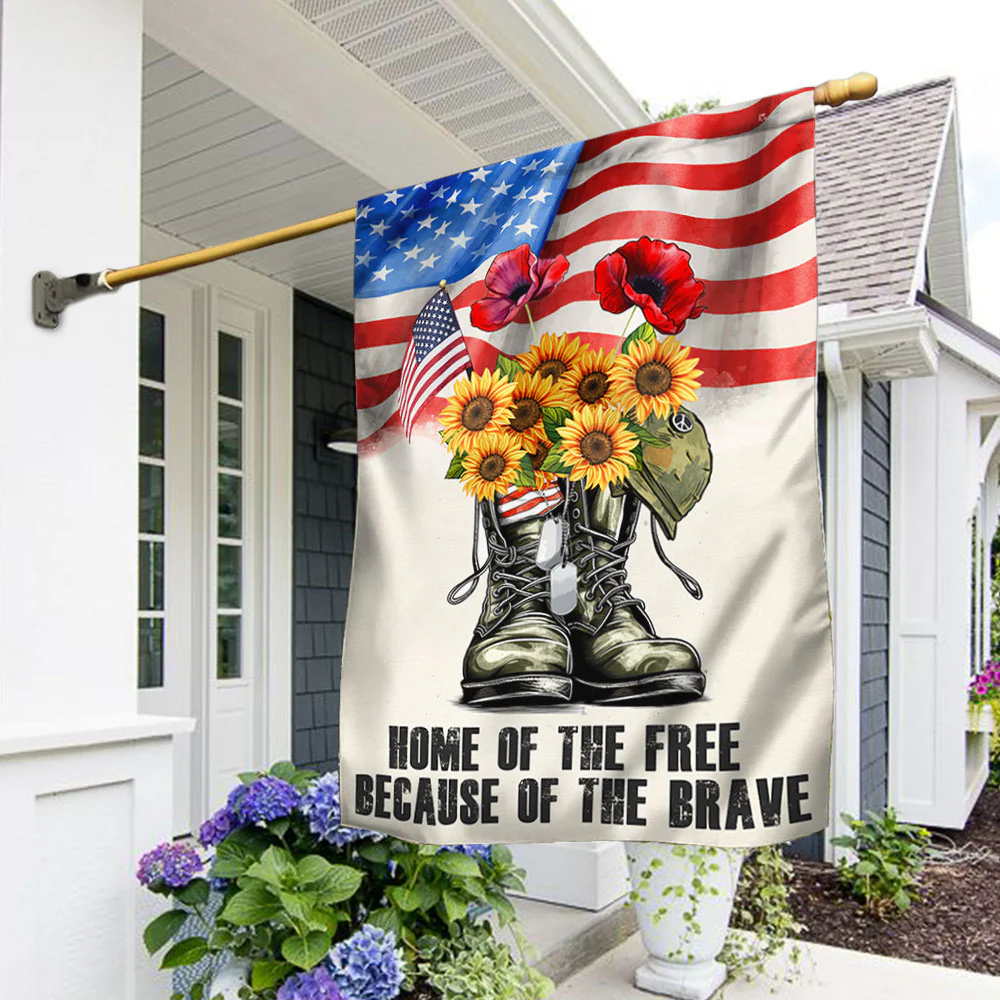 Veterans Day Flag, American Flag, Memorial Day Flag, Home Of The Free American Flag