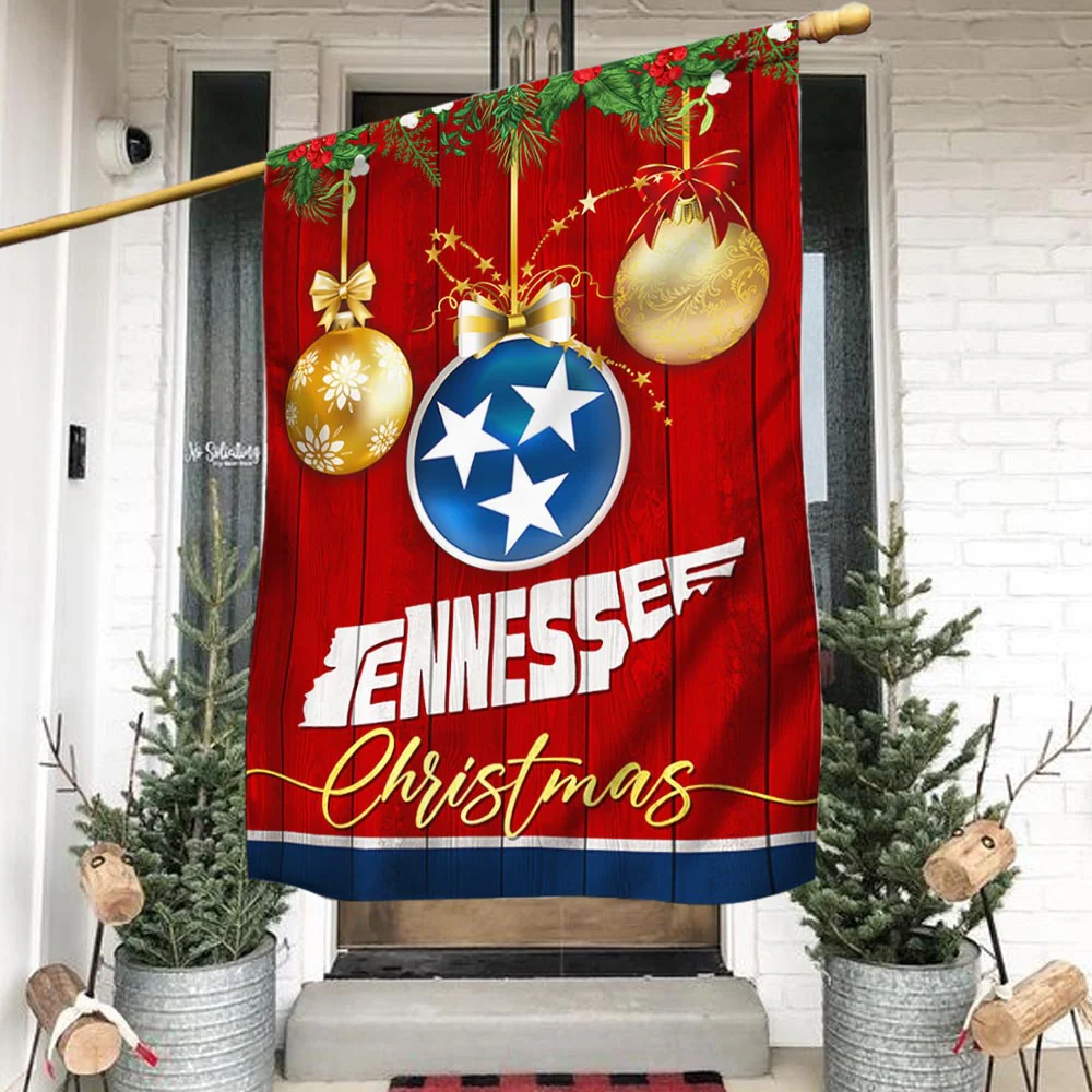 Tennessee Christmas Flag