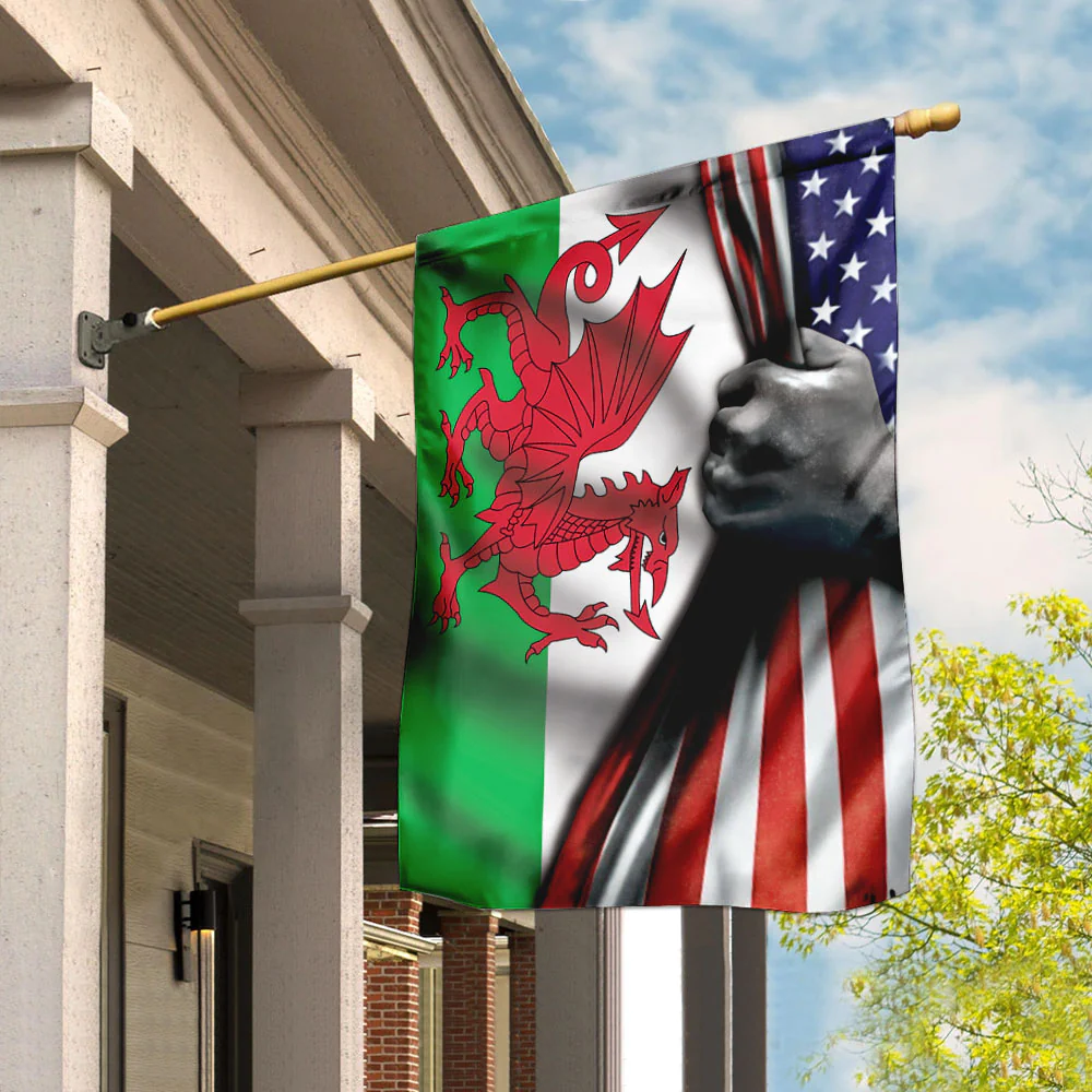 Welsh American Flag