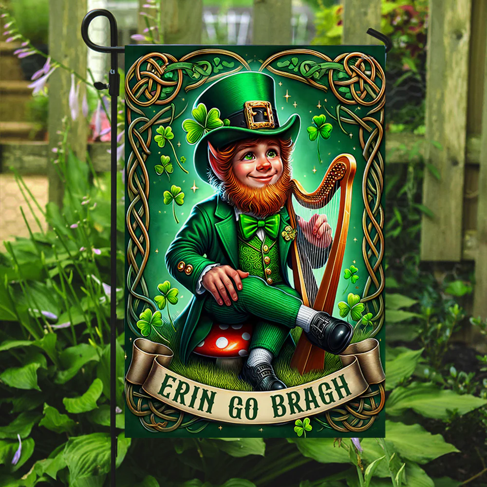 Bimipi  St Patrick's Day Erin Go Bragh Irish Flag