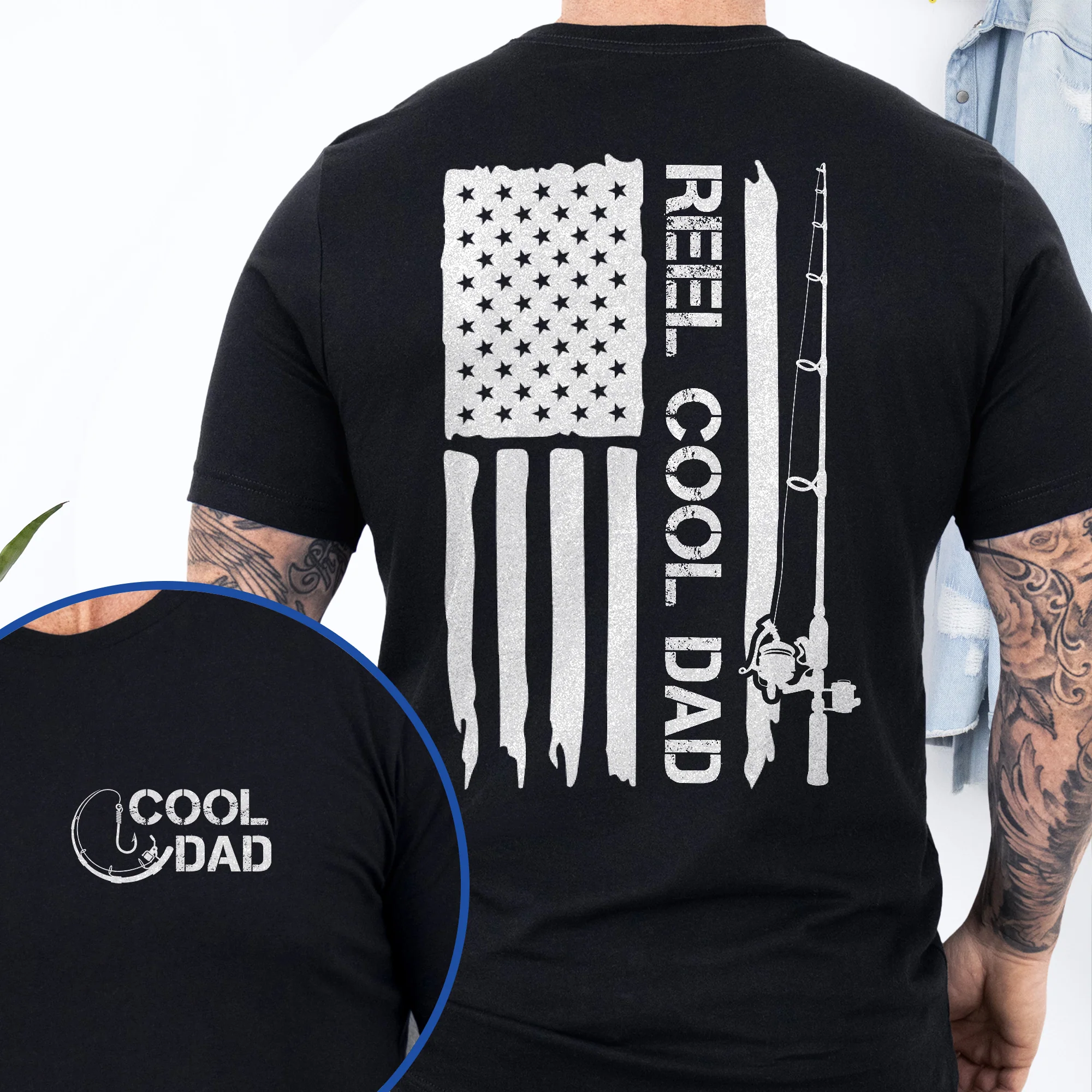 Reel Cool Dad Fishing Father's Day T-Shirt