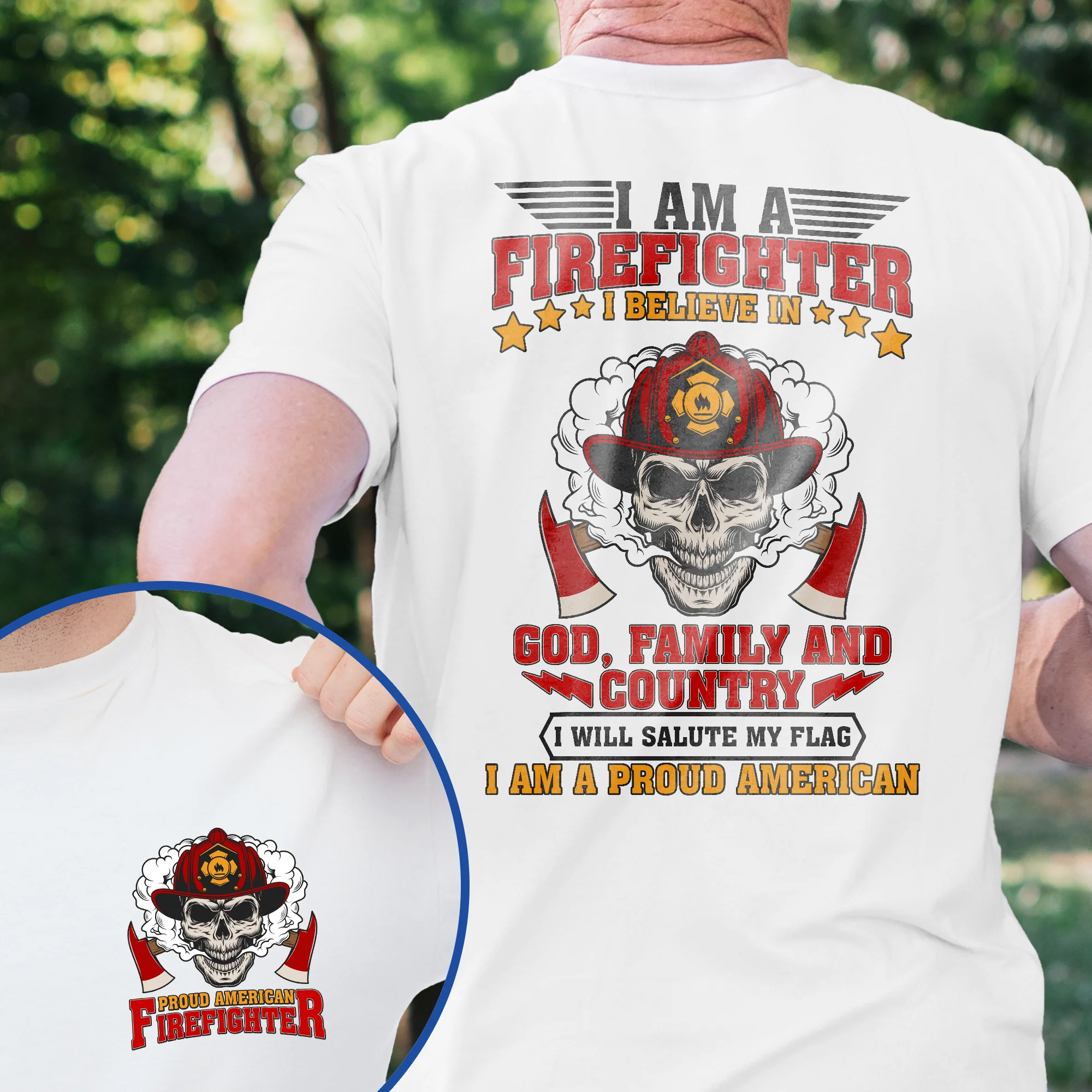 Proud American Firefighter T-Shirt