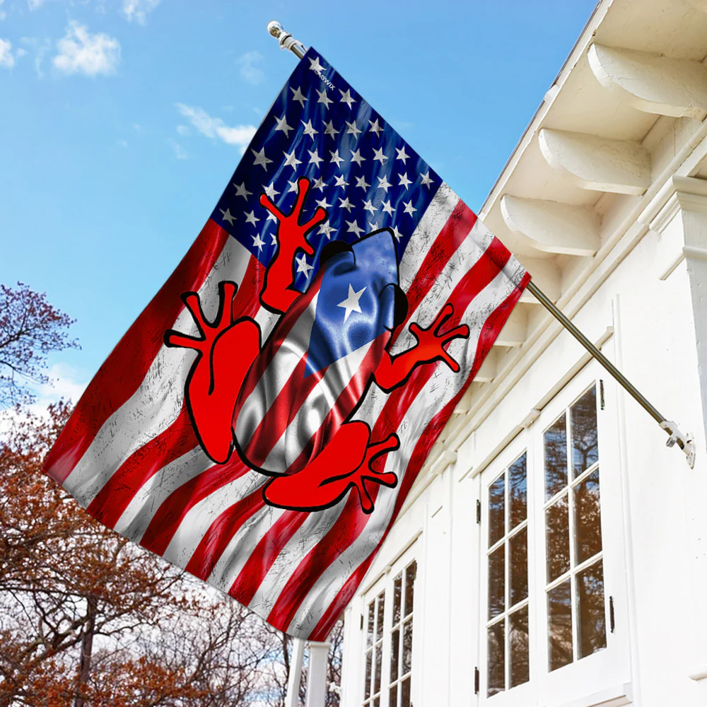 Puerto Rico American Flag