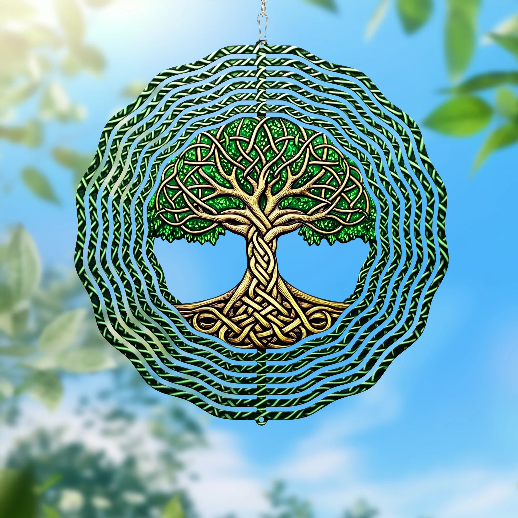 Celtic Tree Of Life Irish Wind Spinner