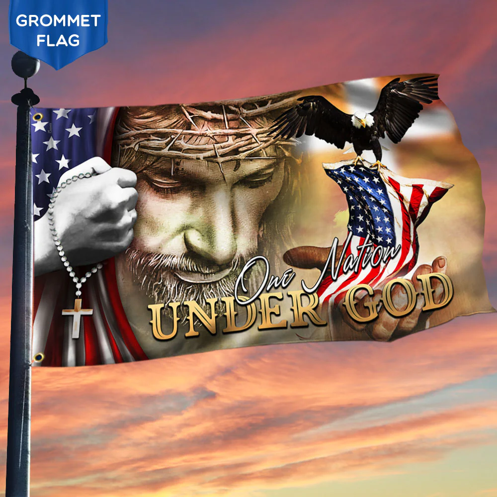 One Nation Under God American Flag