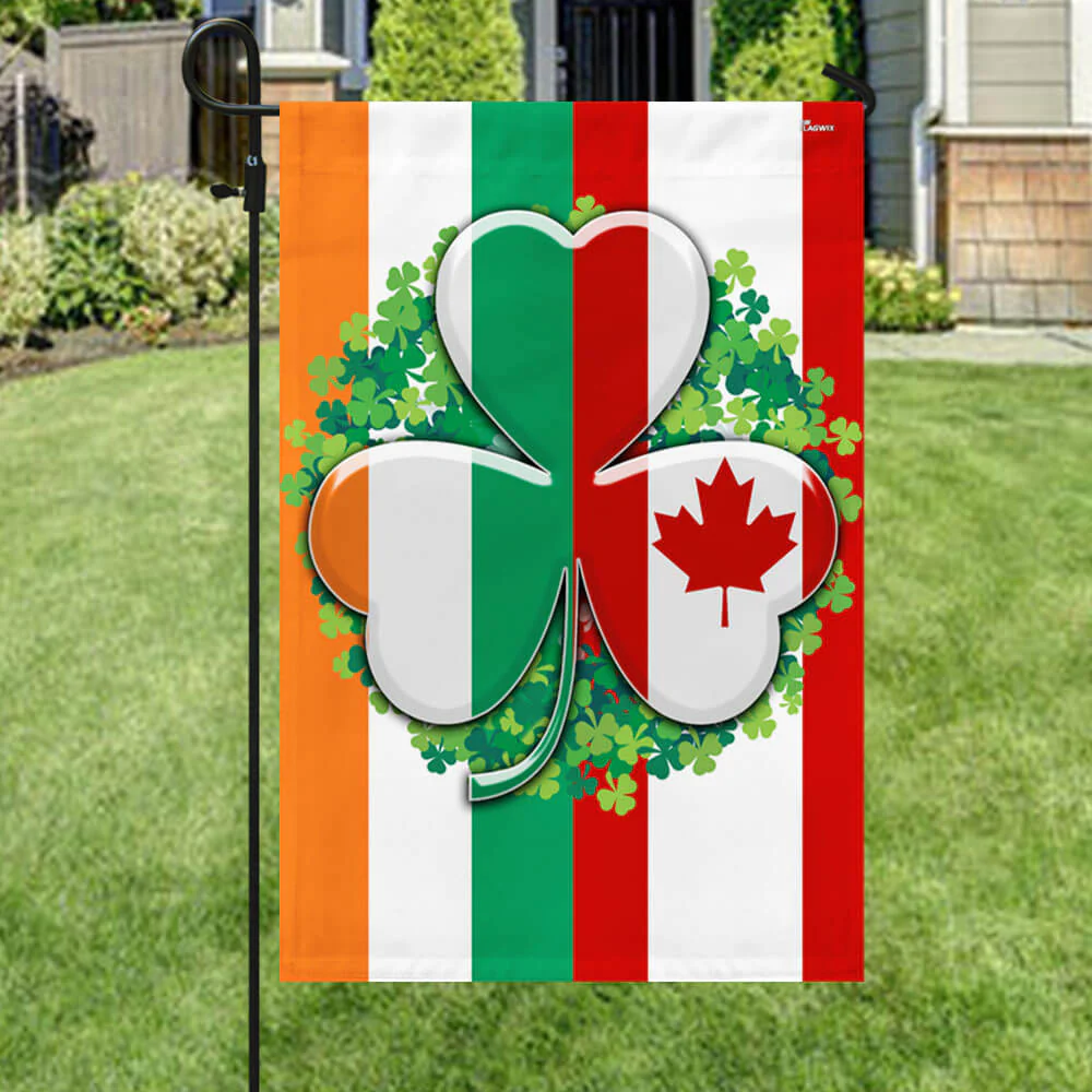 Canada St. Patrick's Day Shamrock Canadian Irish Flag