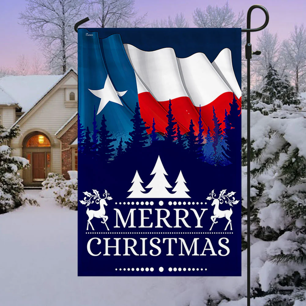 Texas Christmas Flag Merry Christmas Y'all