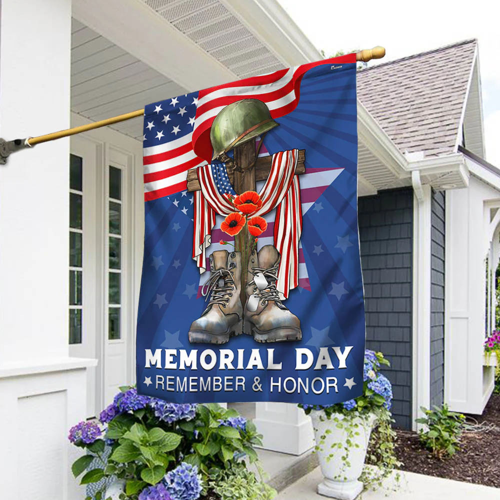 Bimipi Memorial Day Veteran Flag Remember and Honor Patriotic Veterans Day American Flag