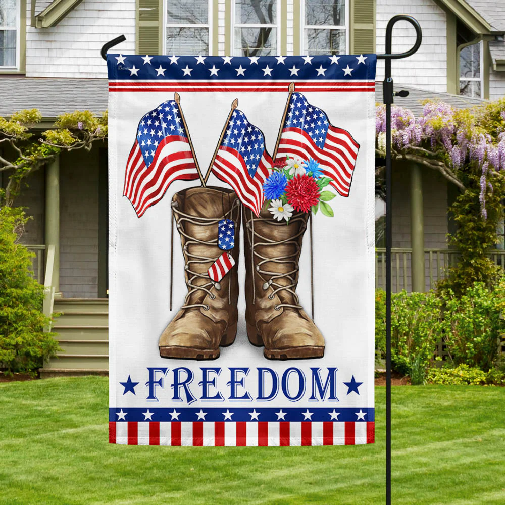 Bimipi American Flag Veteran Boots Freedom Independence Day Patriotic Veterans Day Flag