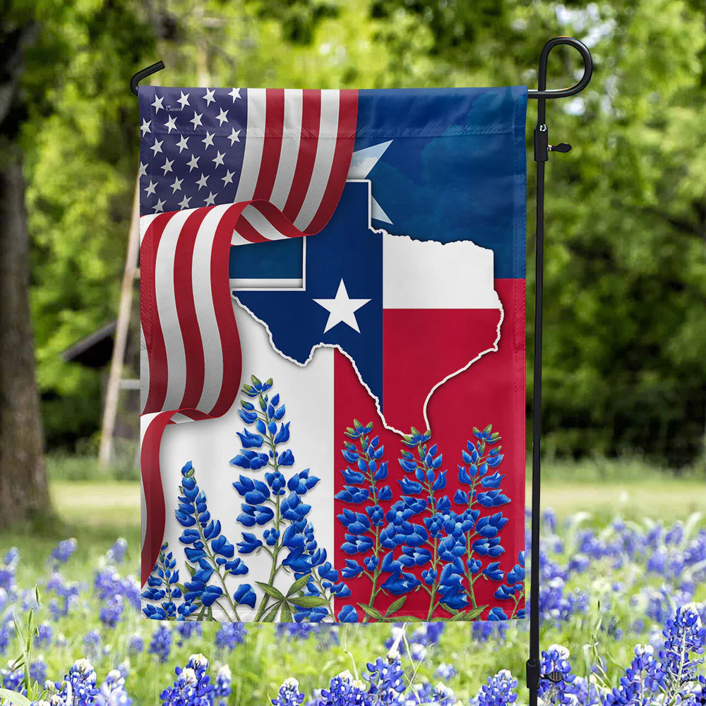 Texas Bluebonnet Flag