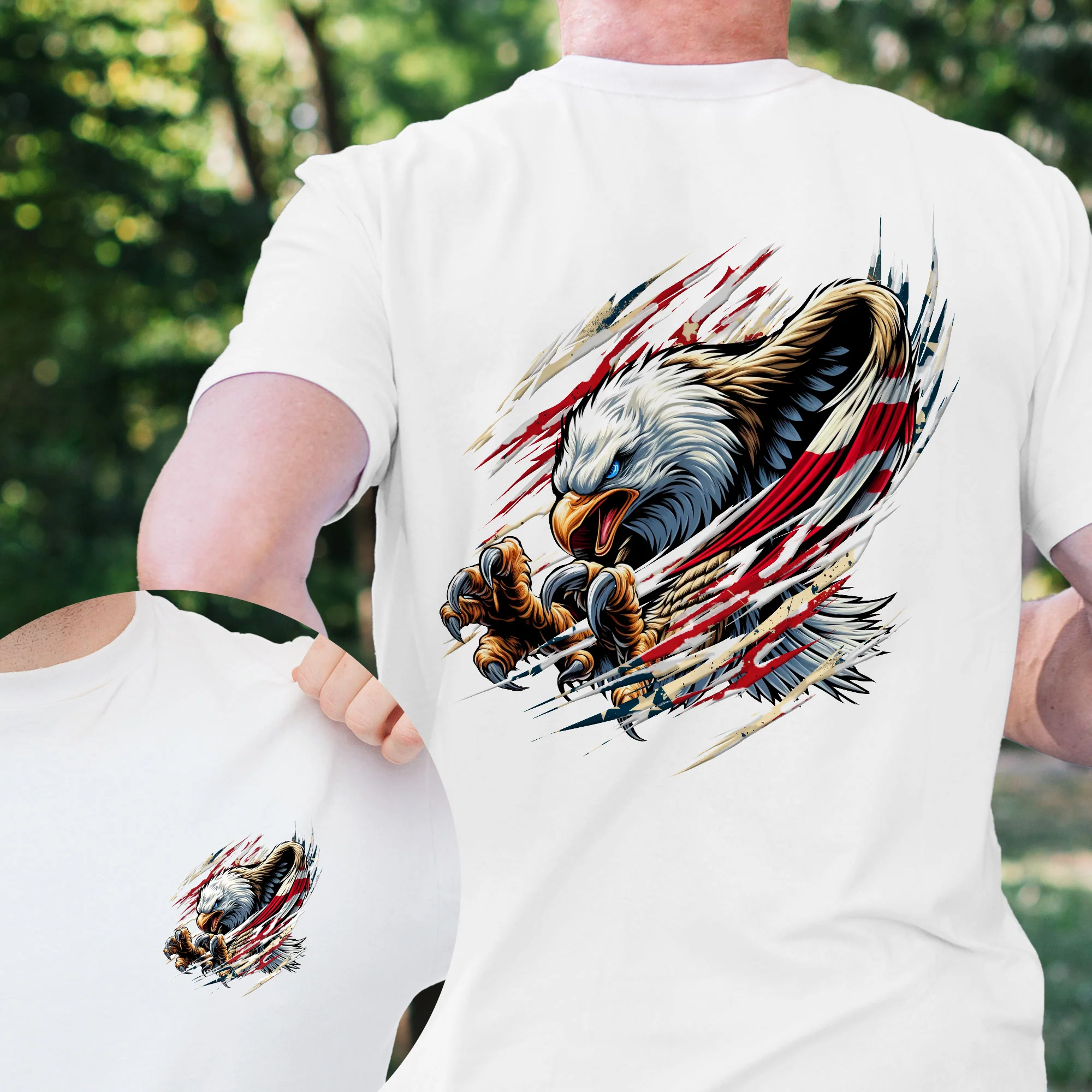 Patriotic Eagle 4th Of july T-Shirt