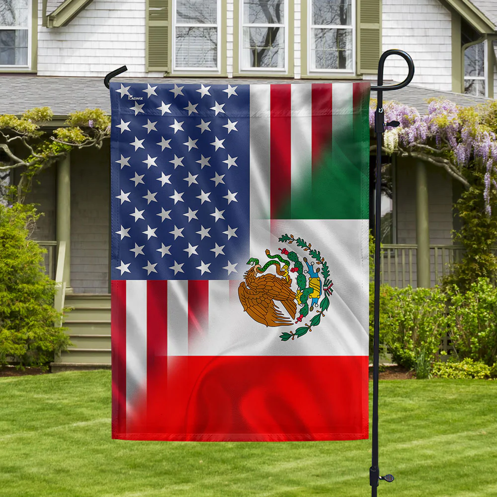 Mexican American Flag