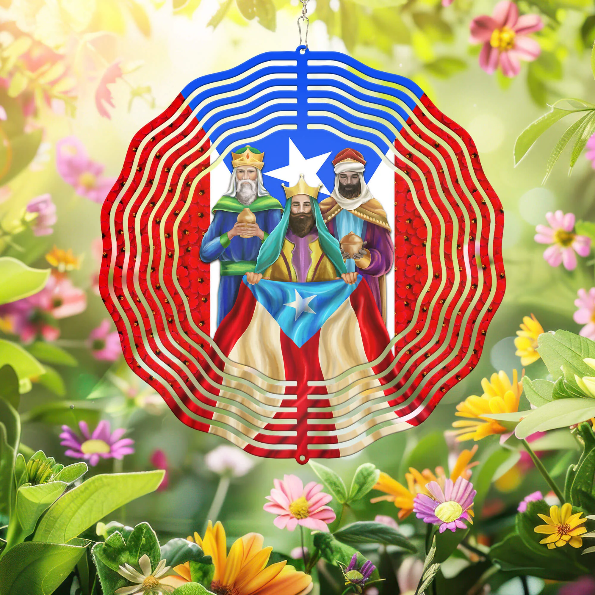 Three Kings Puerto Rico Wind Spinner