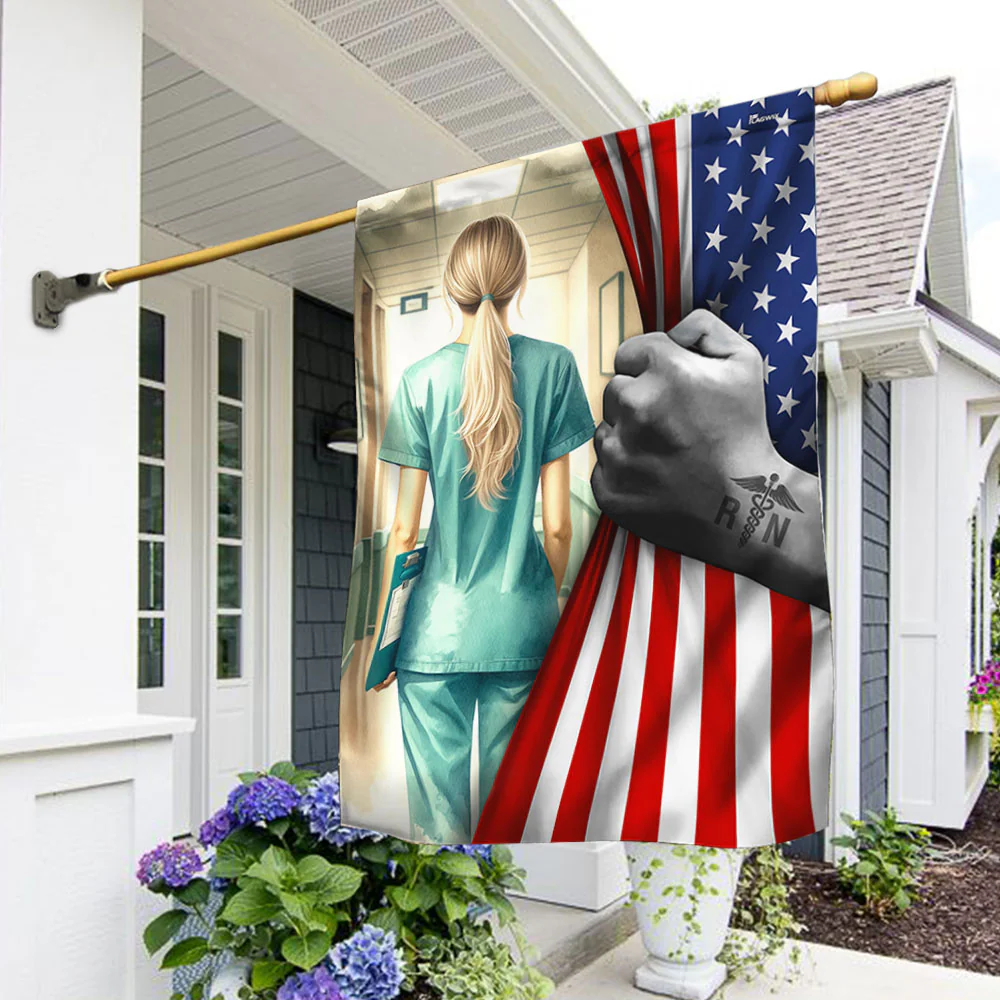 Bimipi Nurse American Flag