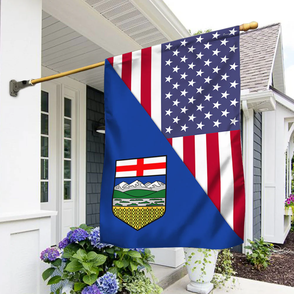 Alberta American Flag