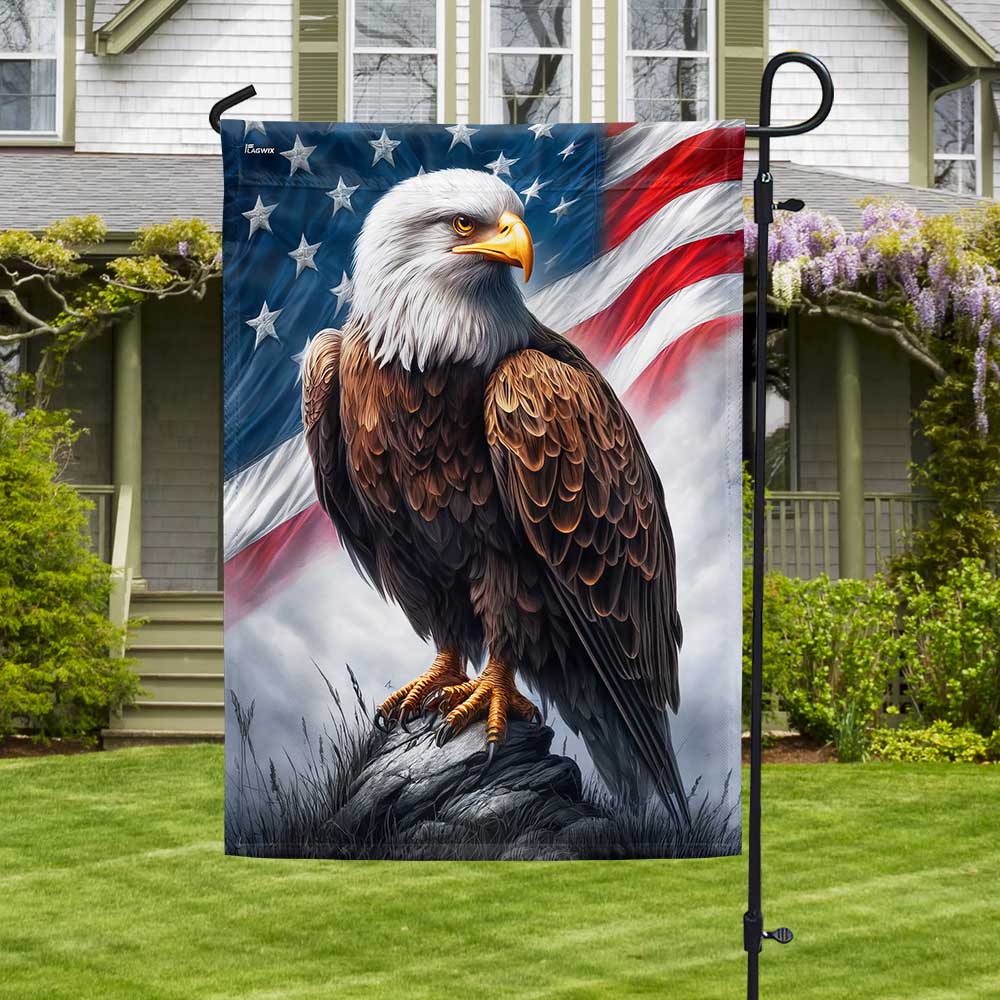 Bimipi American Flag - Patriotic Eagle American Flag