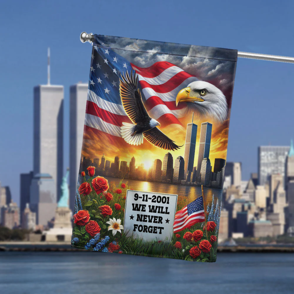 American Patriot Flag - Patriot Day We Will Never Forget 911 American Flag