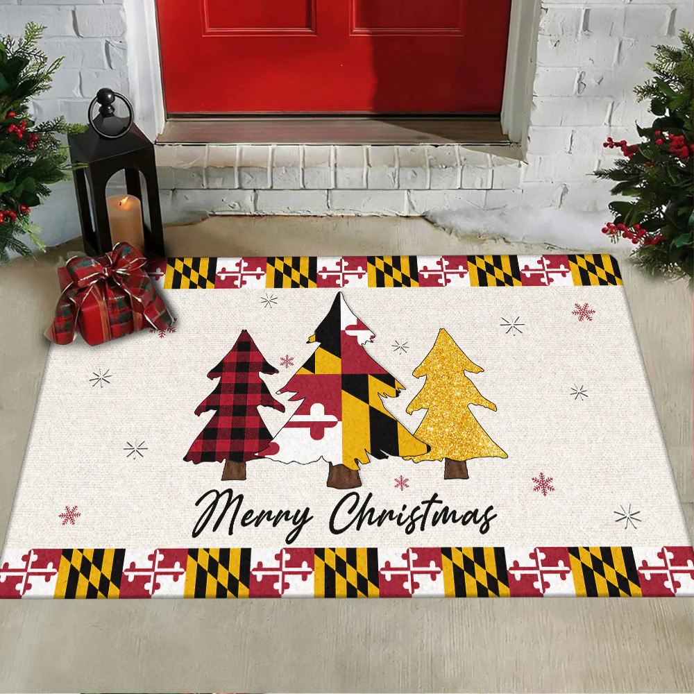 Maryland Merry Christmas Doormat