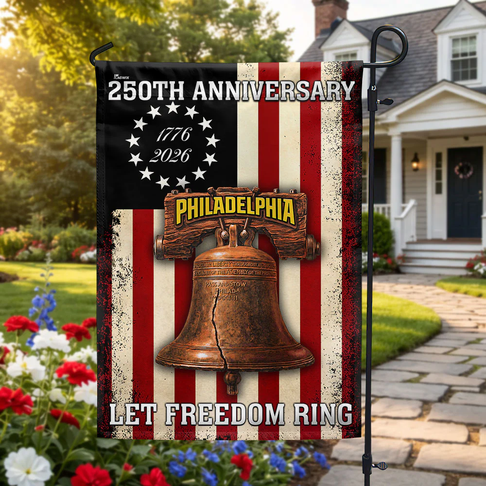 Betsy Ross 250th Anniversary Philadelphia Let Freedom Ring Flag