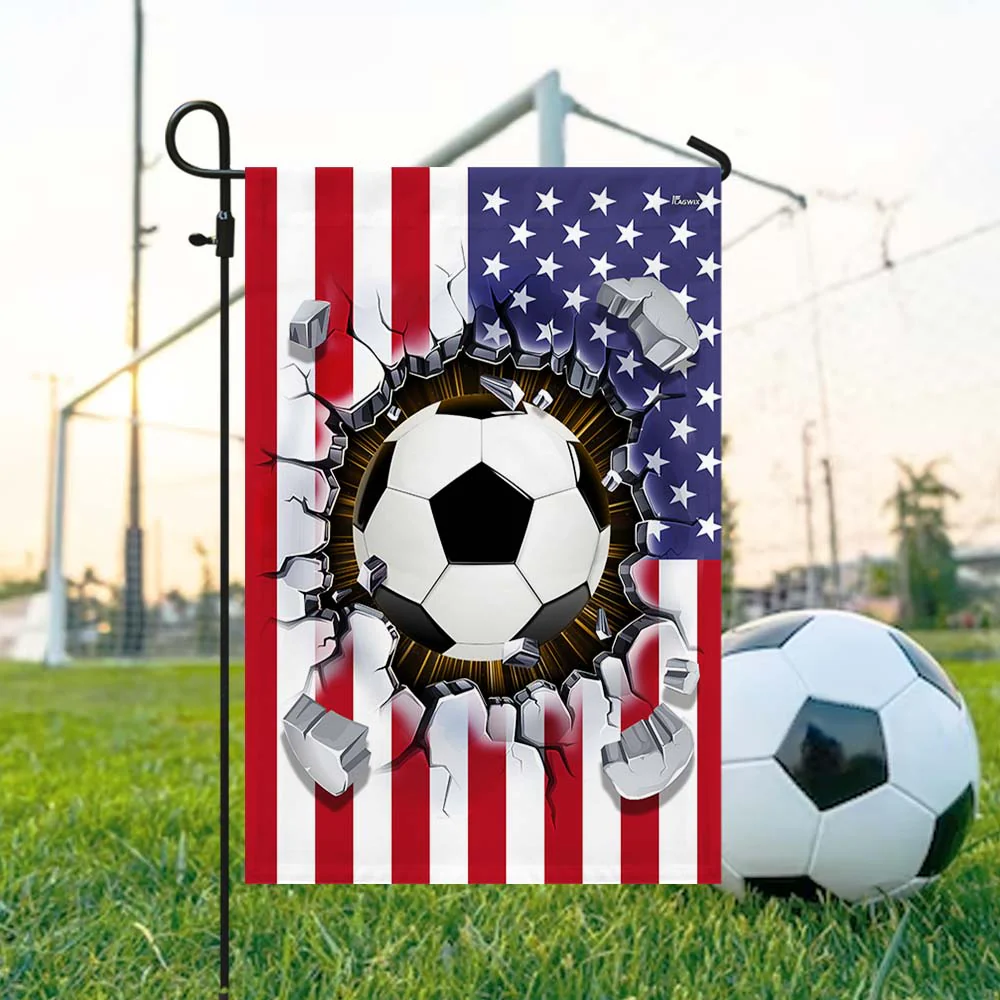 Soccer American Flag