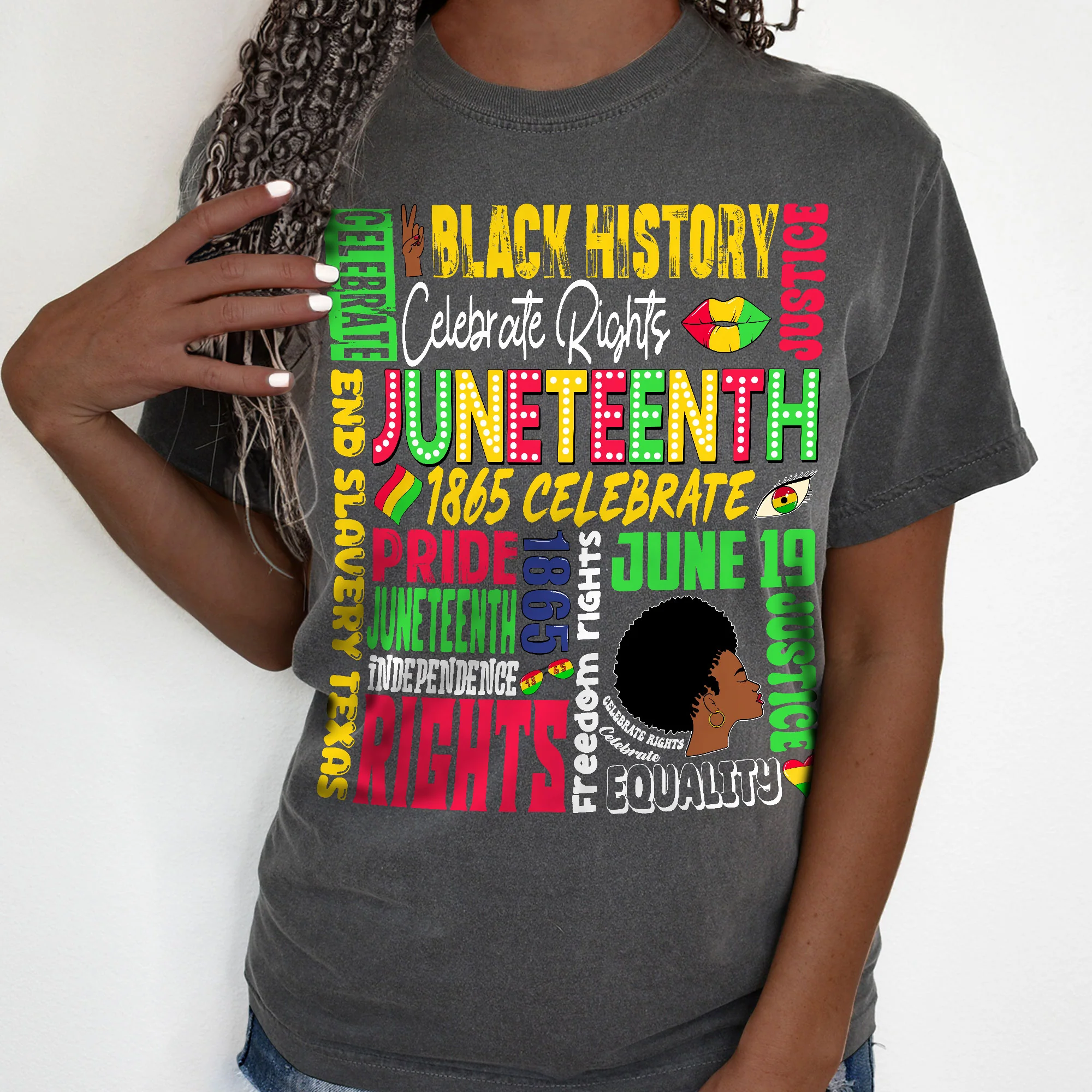 Black History Month, African American Celebration, Juneteenth Comfort Colors T-shirt