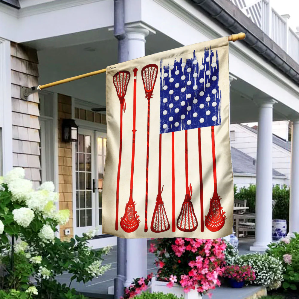 Lacrosse American Flag