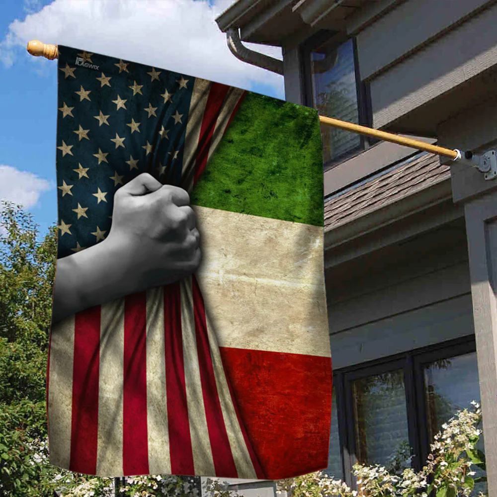 Italian American Flag 3-Day Shipping