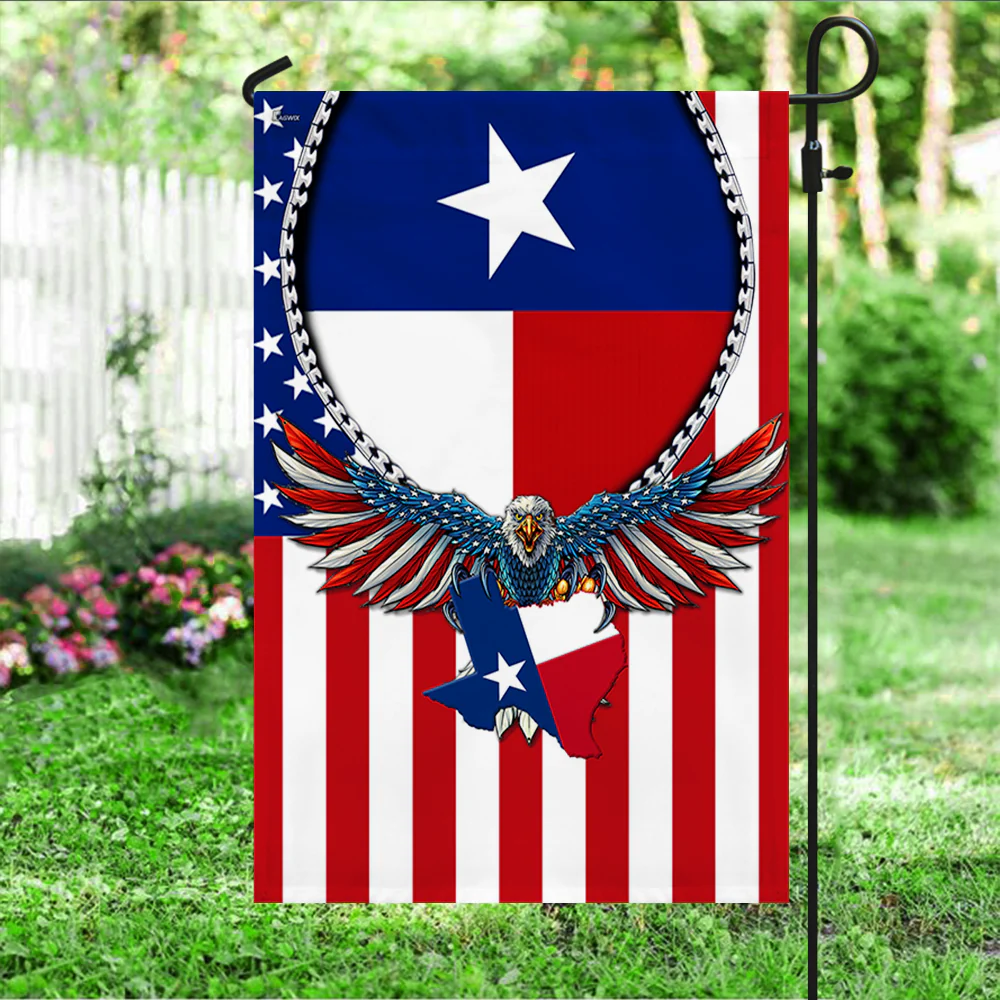 United State Of Texas Flag Patriotic American