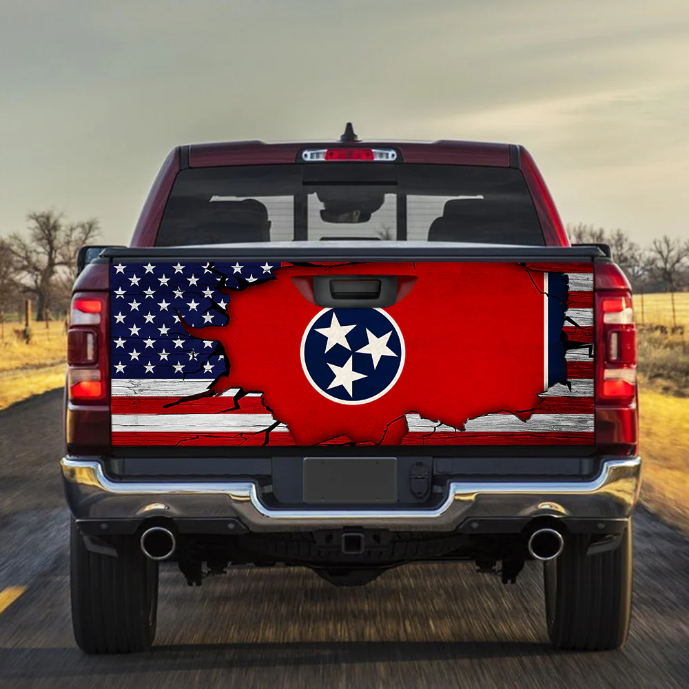 Tennessee American Truck Tailgate Decal Sticker Wrap