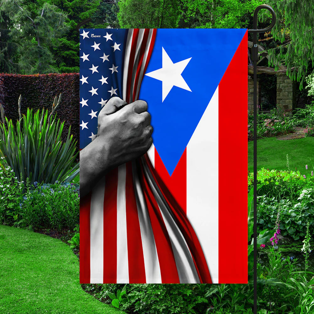 Puerto Rican American Flag