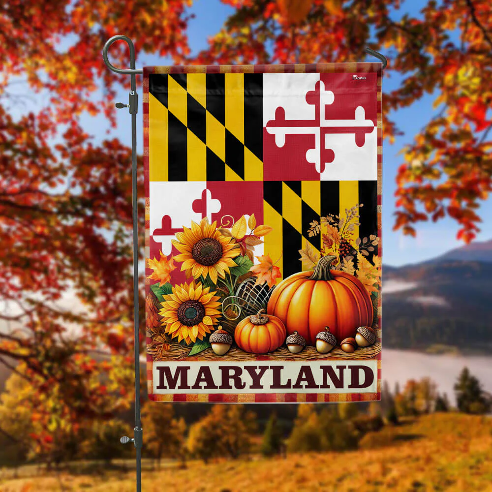 Maryland State Fall Thanksgiving Flag