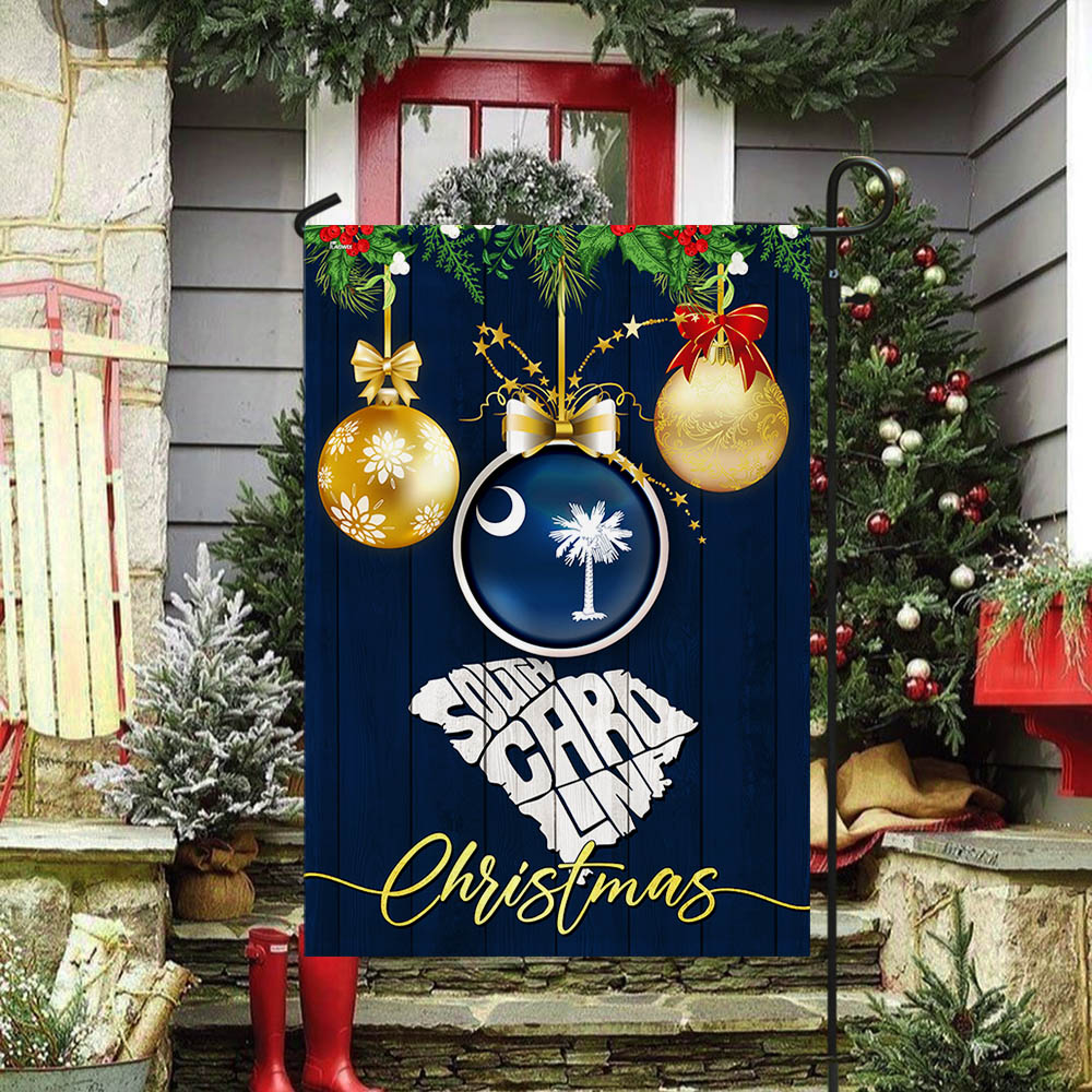 Christmas In South Carolina Flag