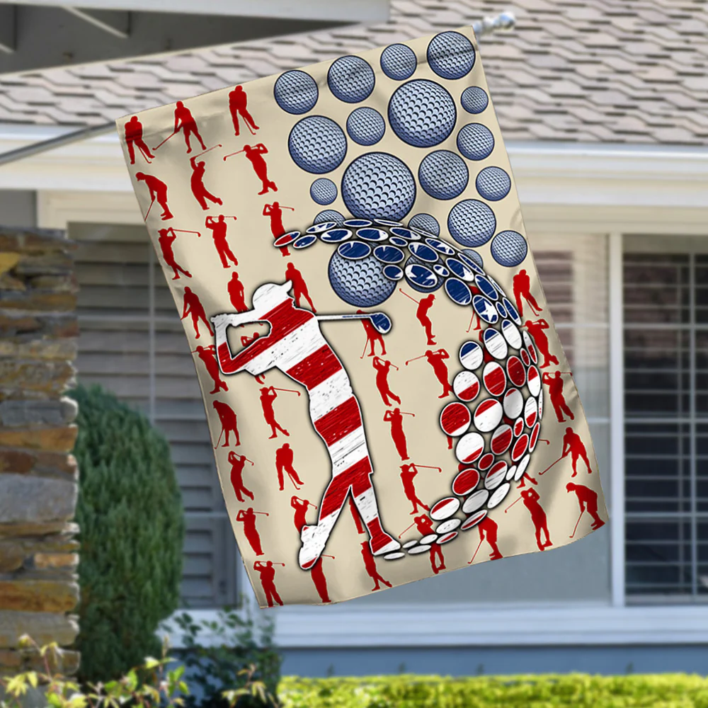 Golf American Flag