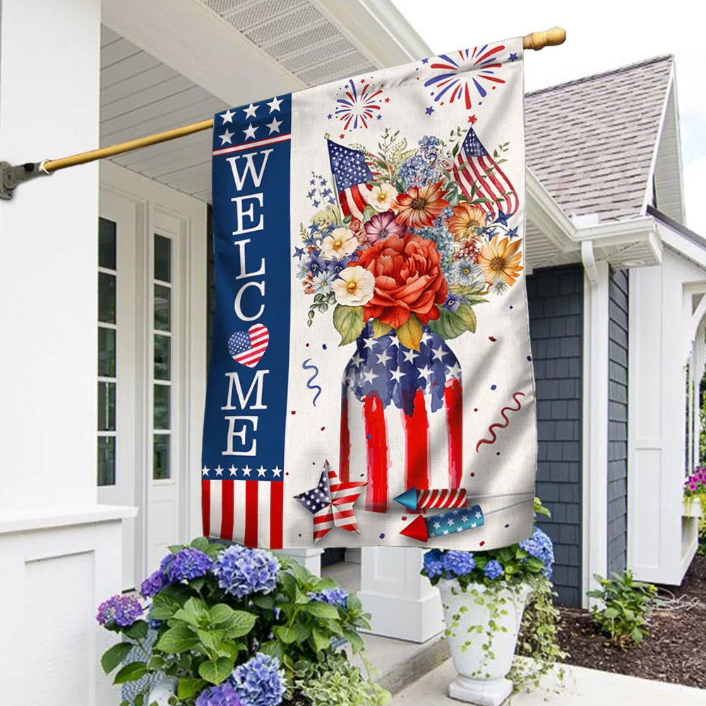 Bimipi American Flag - 4th Of july Flag Independence Day Welcome Patriotic Flag