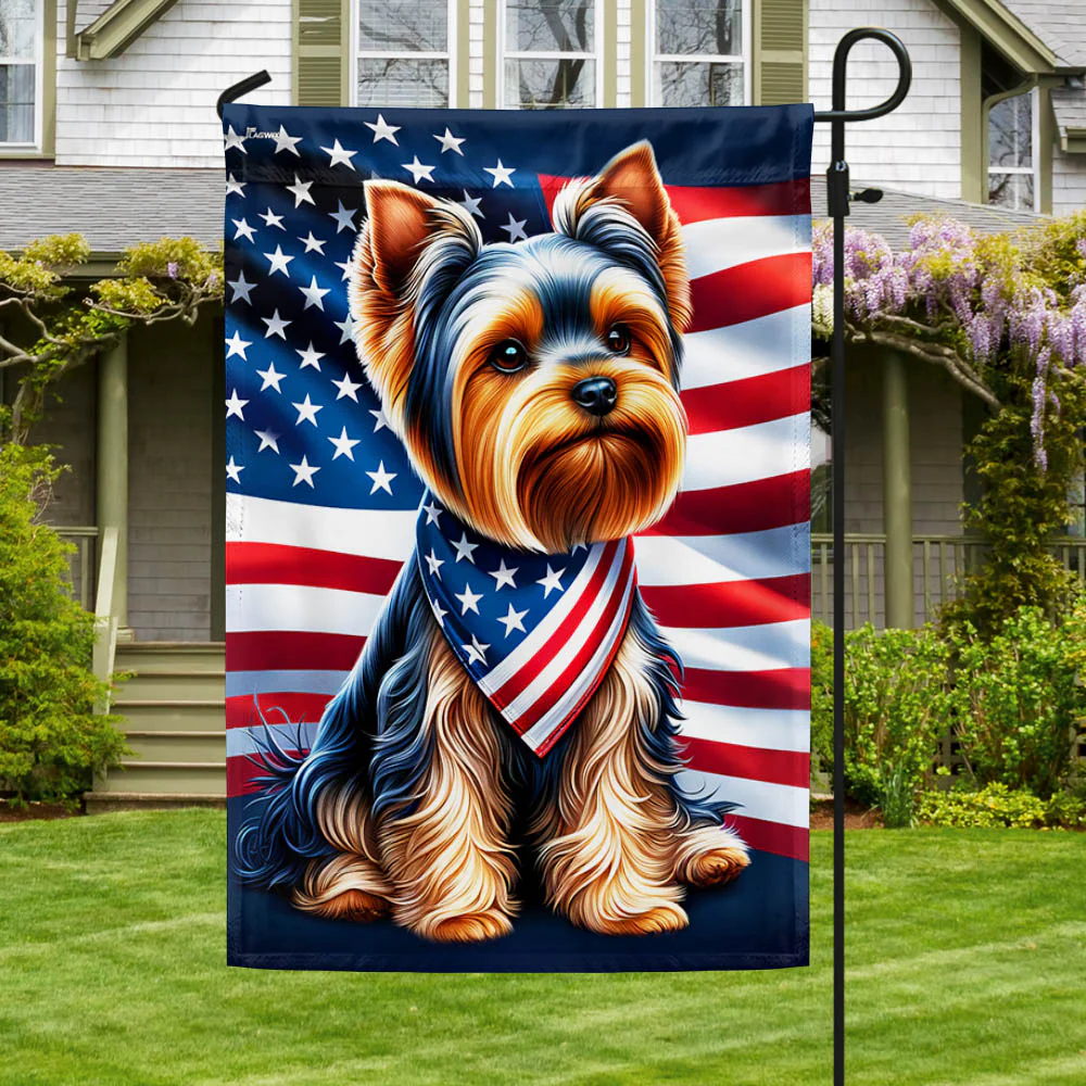 Bimipi  Patriot Yorkshire Terrier American Flag