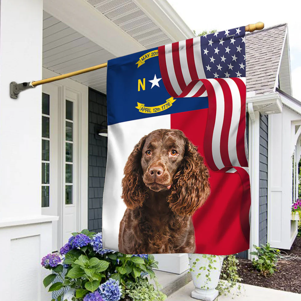 North Carolina Boykin Spaniel Flag MLN1141Fv53