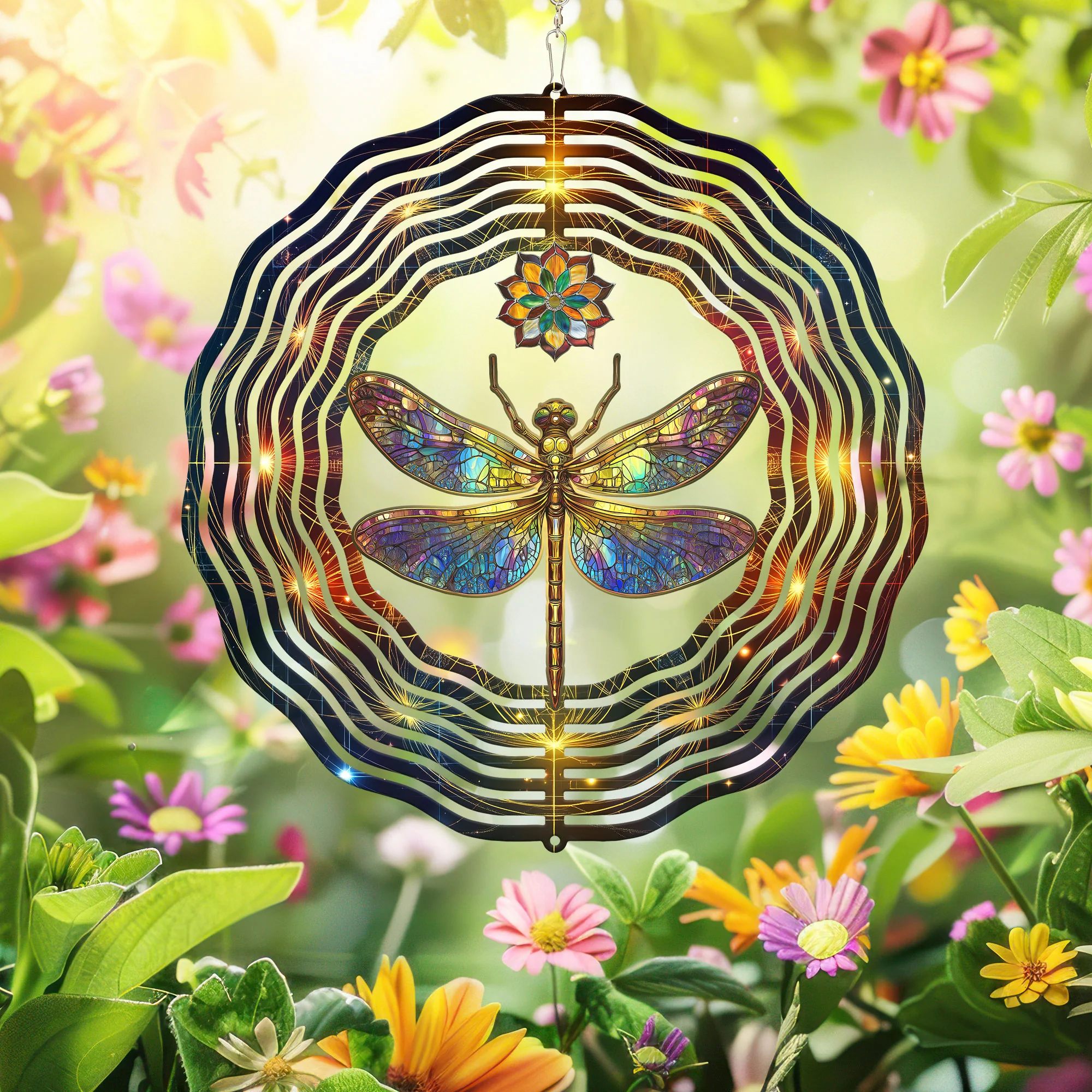 Dragonfly Wind Spinner