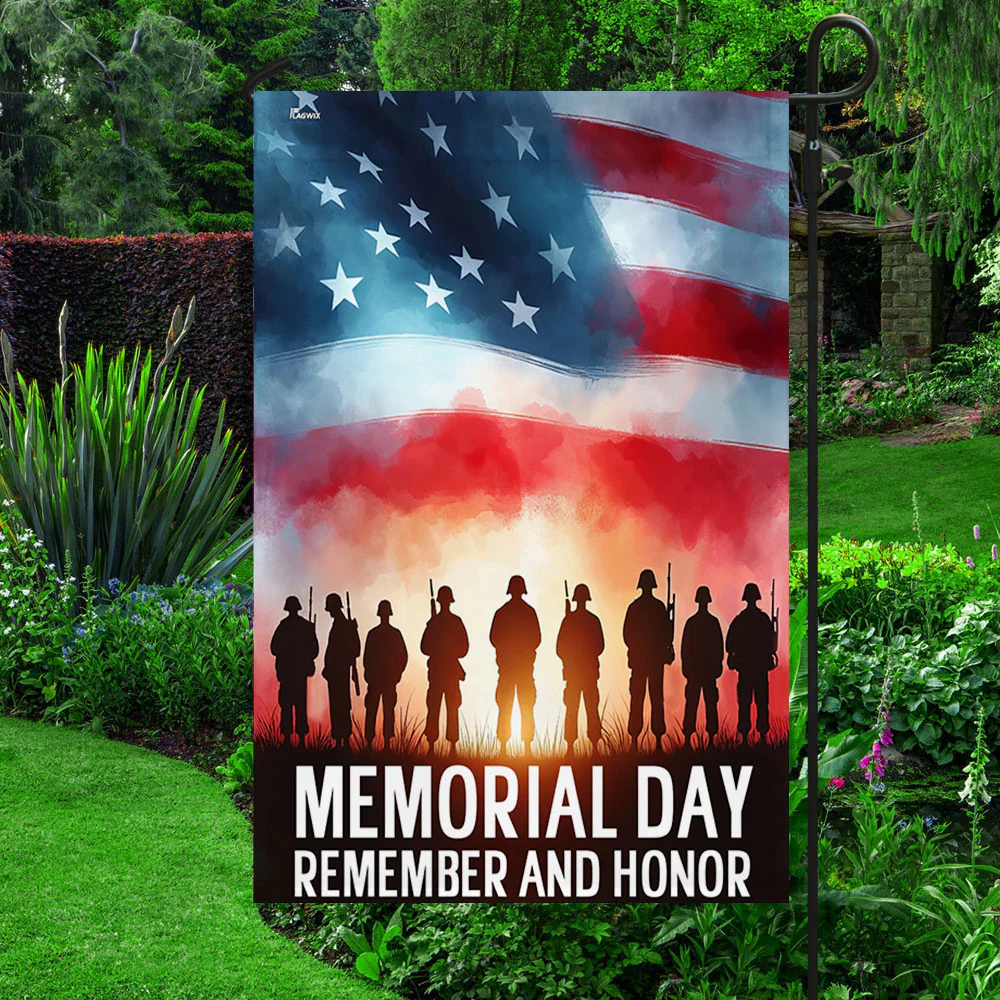Bimipi Memorial Day Remember And Honor American Flag