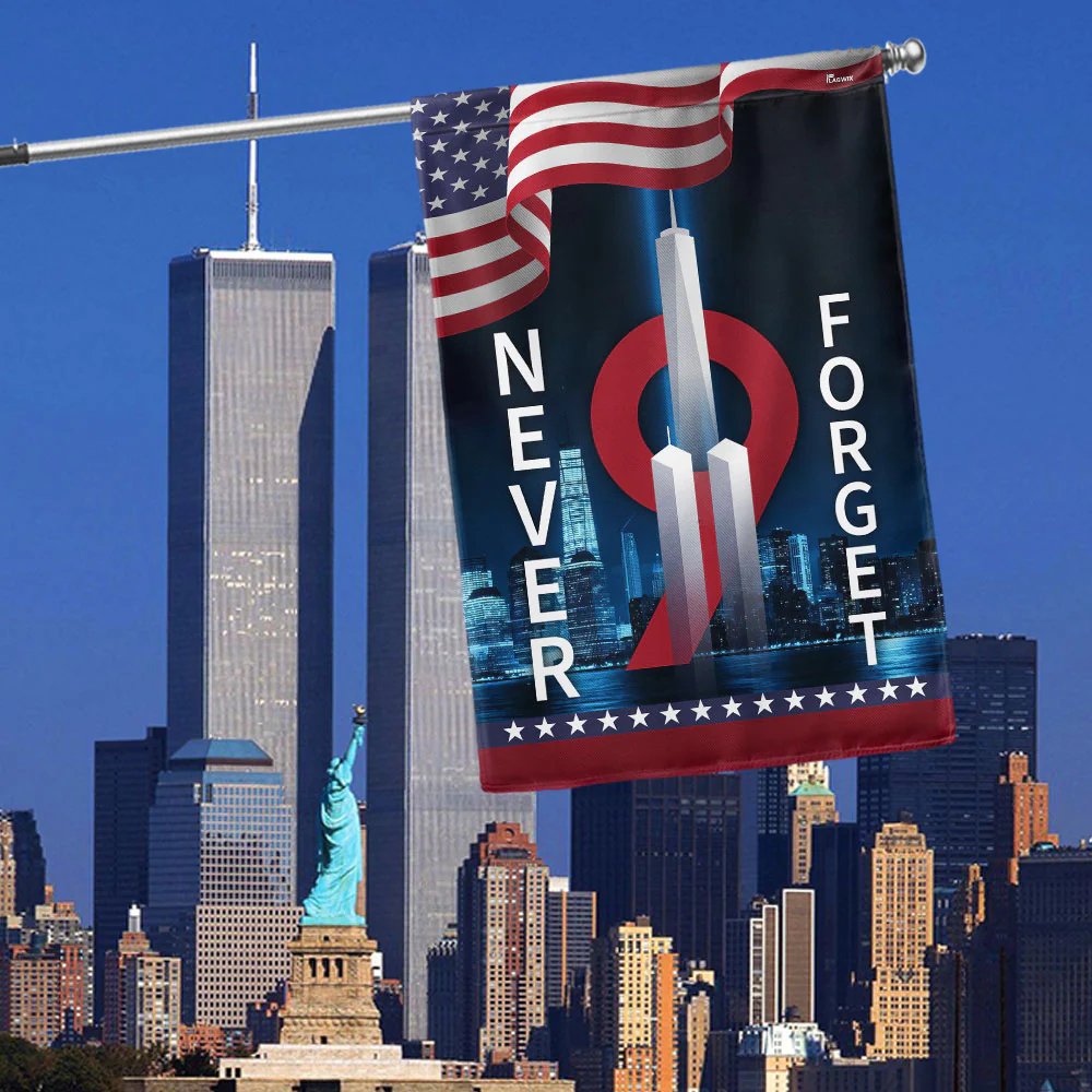 Never Forget 9.11 Patriot Day American Flag