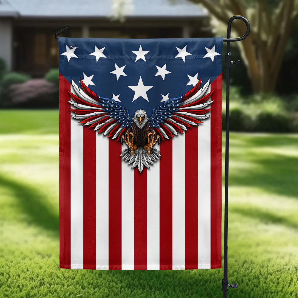 Bimipi American Flag - Patriotic Eagle American Flag