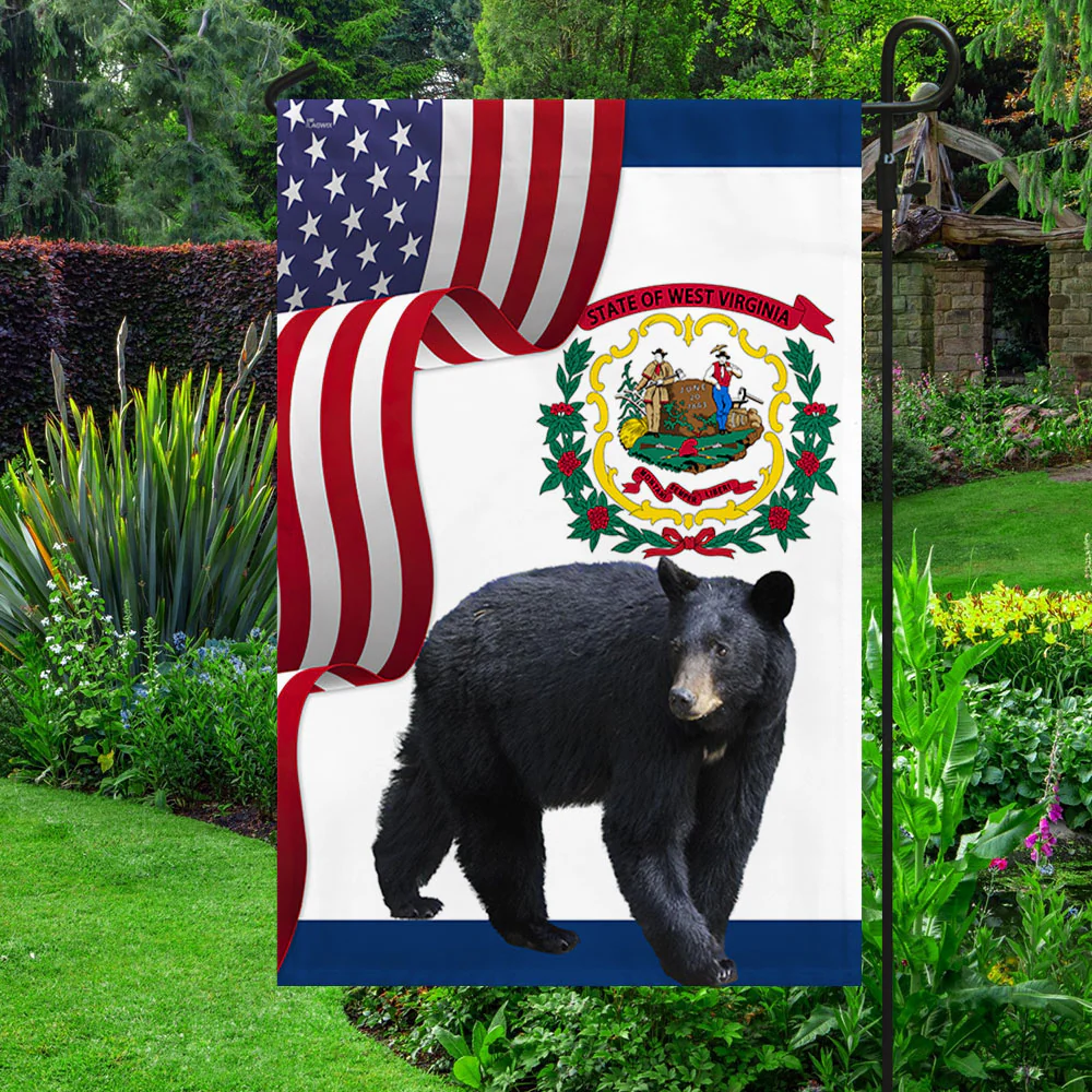 West Virginia Black Bear Flag MLN1141Fv22