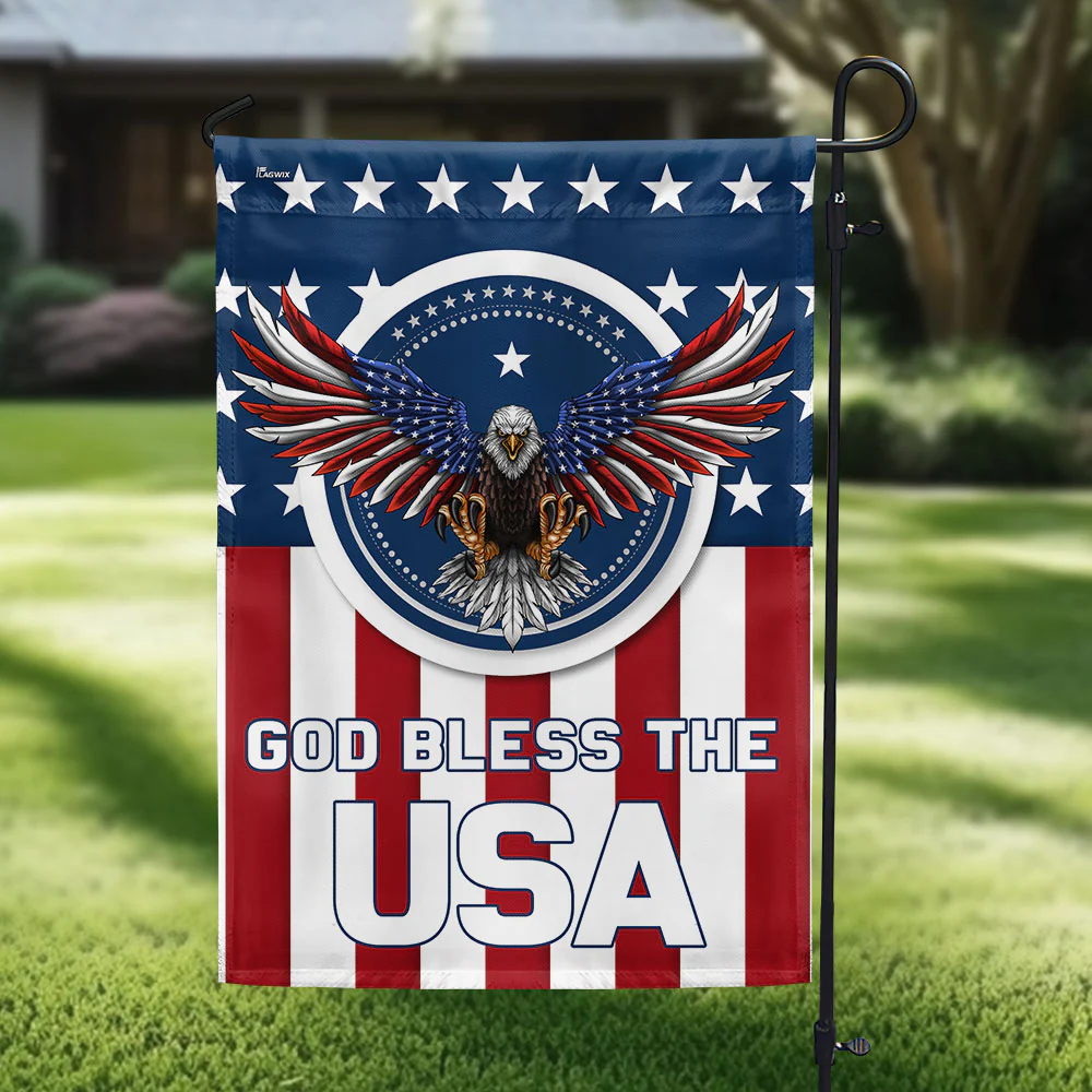Bimipi American Flag - Patriotic Eagle USA American Flag God Bless The USA Flag